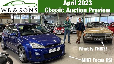 Wb Sons April Classic Car Auction Preview Rare Fords S