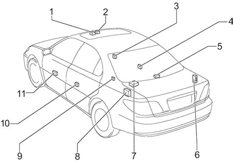 Lexus Es 300 2001 2006 Fuse And Relay Box Fuse Box Diagrams