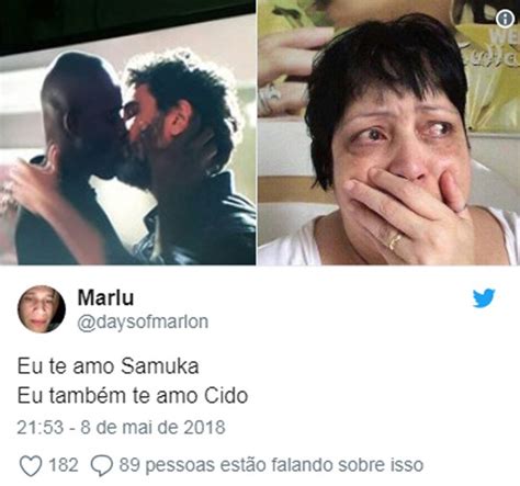Beijo Gay Entre Cido E Samuel Em Outro Lado Repercute Na Web Quem TV E Novelas