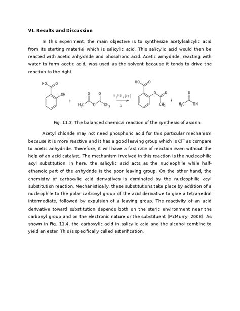 Chemical Equation Synthesis Of Acetylsalicylic Acid - Tessshebaylo