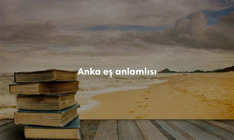 Anka anlamı nedir TDK karşılığı ne demek