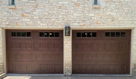 Mahogany Woodgrain Amarr — Garage Door Repair Co