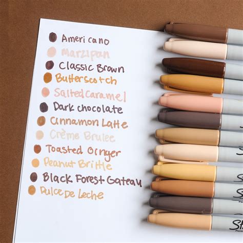 sharpie    official colors   sharpie portrait color
