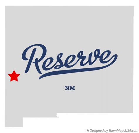 Map of Reserve, NM, New Mexico