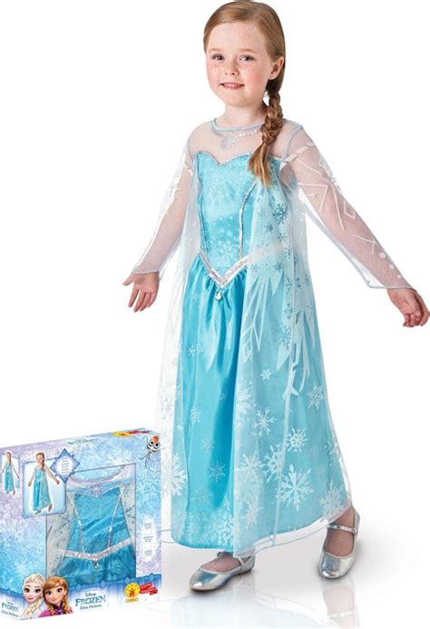 Luxe Elsa Jurk Frozen Verkleedkleding Bol