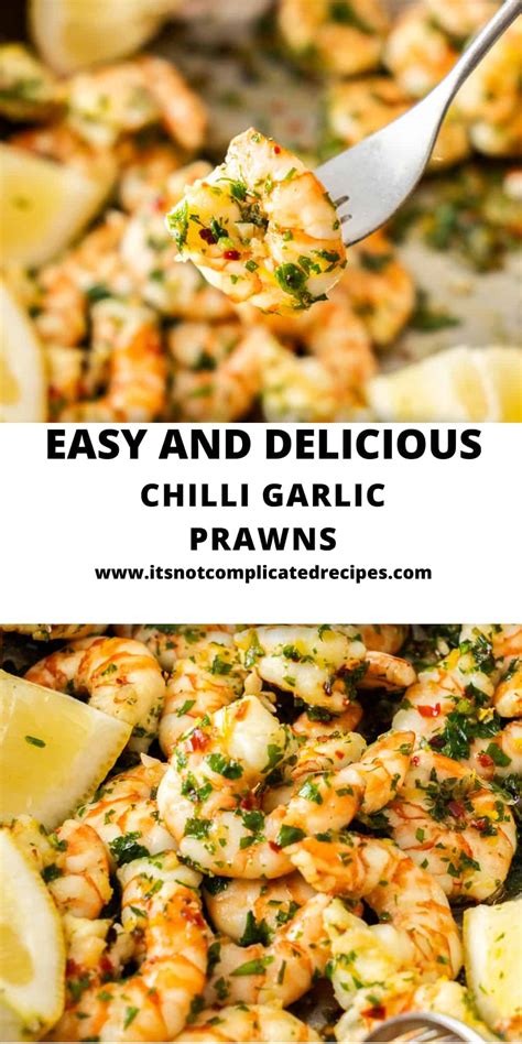 Chilli Garlic Prawns (Shrimp) - It's Not Complicated Recipes