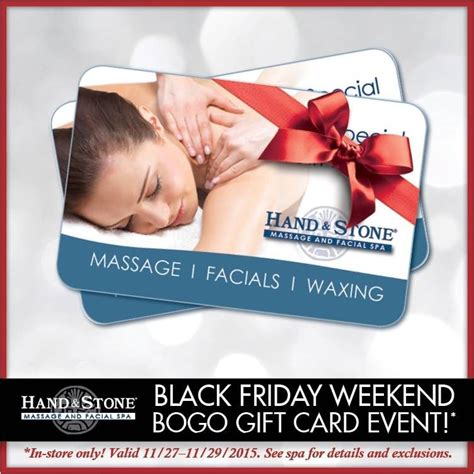 Black Friday Deal Hand And Stone Massage Spa Deals Promotional Gifts