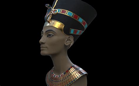 ArtStation - Nefertiti Bust - Restoration | Resources