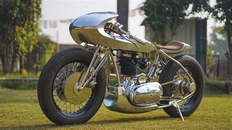 This Custom Royal Enfield Electra Looks Different And Wont Rust