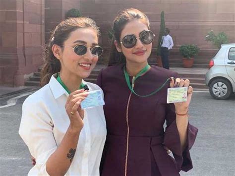 Trinamool Mps Mimi Chakraborty Nusrat Jahan Trolled For Posing At