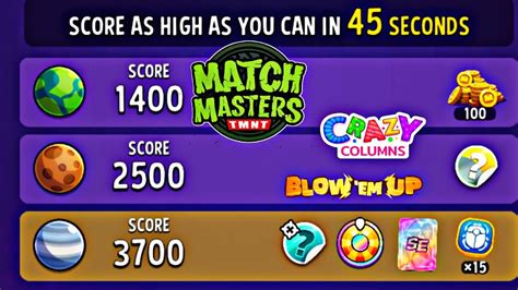 Crazy Columns Blow Em Up Solo Challenge Cosmic Rush 3700 Score 45