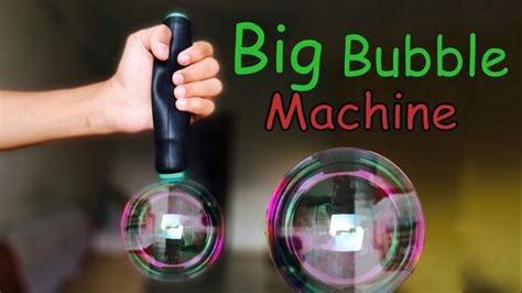 How To Make A Big Bubble Machine Without Motor At Home Youtube