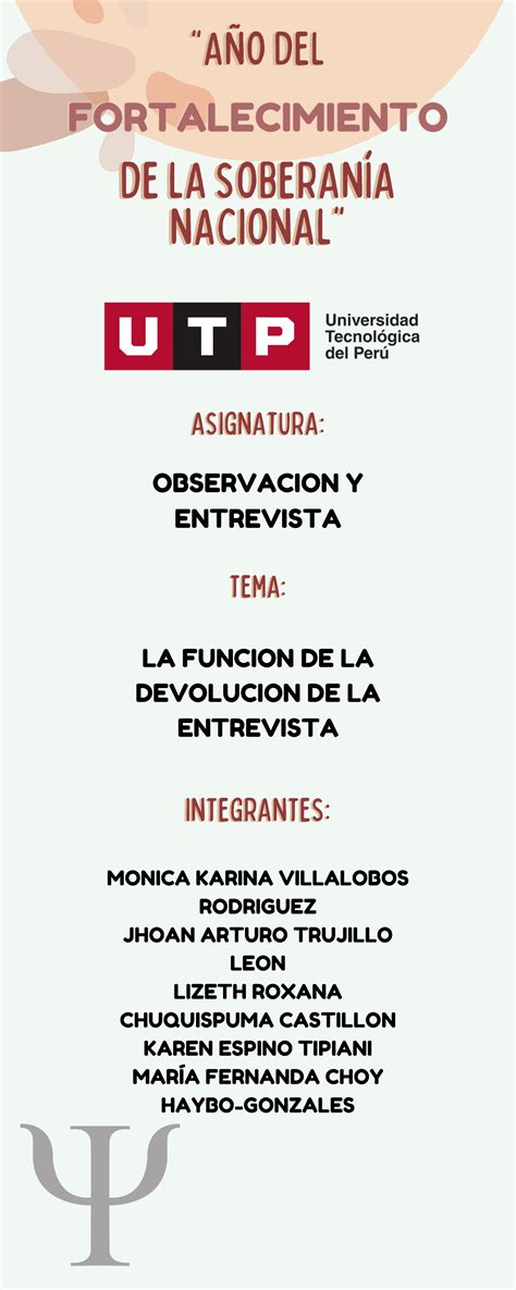 Infografia La Devolución De la Entrevista y La Entrevista Positiva DE