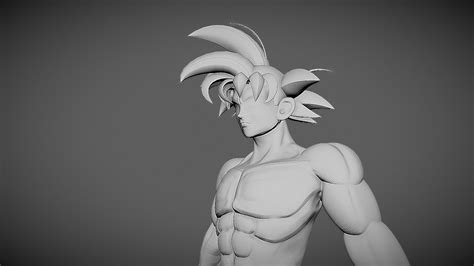 Goku Base Buy Royalty Free 3d Model By H Art [aa92b88] Sketchfab Store