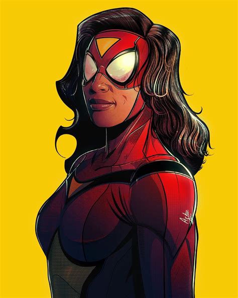 Fan art work of Spider-Woman featuring Issa Rae of Spider-Man: Into The Spider-Verse (by ...