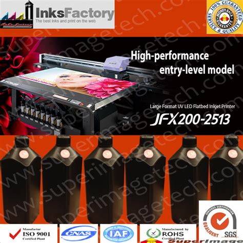 Mimaki Jfx200 2513 UV Curable Inks China Mimaki UV Curable Ink And