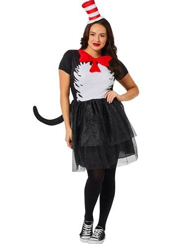 Adult Dr Suess The Cat Women Costume | $33.99 | The Costume Land