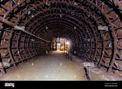 Underground construction. Construction of bunker or subway Stock Photo ...