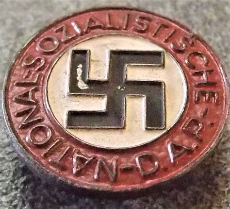 WW2 GERMAN NAZI PARTY MEMBERSHIP UNIFORM BADGE LAPEL TYPE JB Military