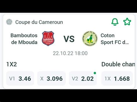 Pronostic BAMBOUTOS De Mbouda Coton Sport De Garoua YouTube