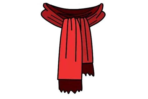 Scarf Drawing Eаsy Simple And Images