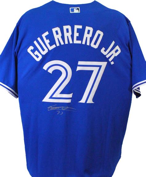 Vladimir Guerrero Jr Signed Jersey Jsa Hologram Pristine Auction