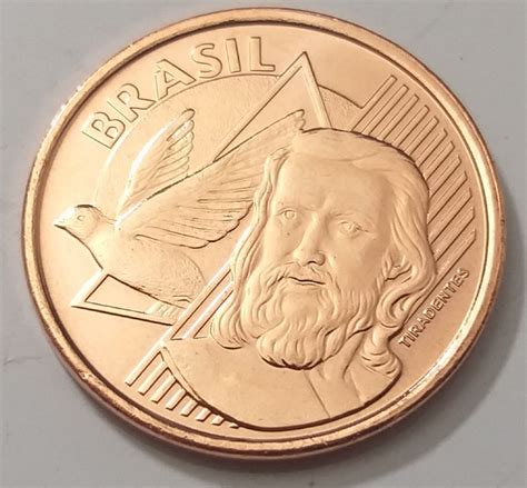 Moeda 5 Centavos 2019 Letra A FC Moedas e Cédulas