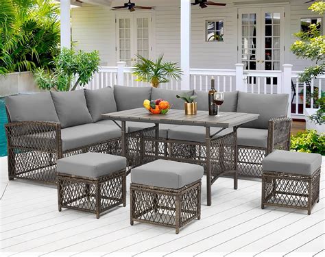 Amazon Aecojoy Patio Furniture Set Outdoor Patio Furniture With