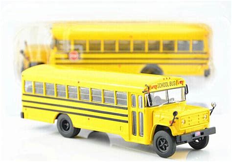 Yellow 172 Scale Autobuses Brand Diecast Gmc School Bus Model Nb8t541