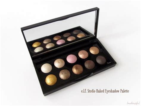 Elf Studio Baked Eyeshadow Palette Review Makeupfu