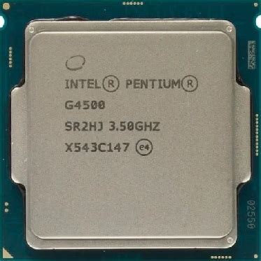 Обзор процессора Intel Pentium G4500 | AMD news