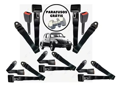 Cinto Kit De Segurança Fusca Ford Corcel 5 Bancos Completo