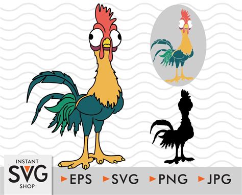 Hei Girl Hei Svg Hei Hei Moana Svg Moana Cut File Rooster Svg Hei Images And Photos Finder