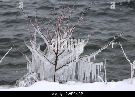 Tutzing Bayern Deutschland Januar Ein Wintertag In Tutzing