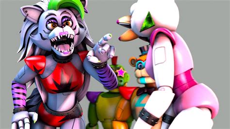 Roxy Eats Chica Fnaf Security Breach Youtube