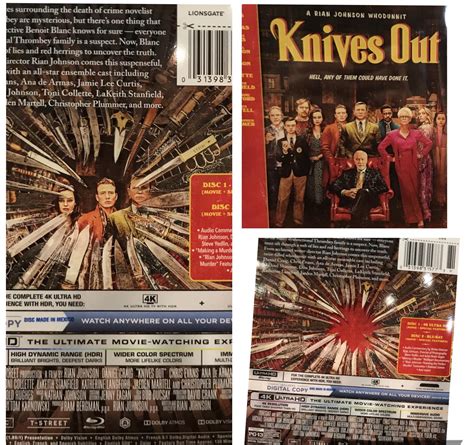 Knives Out Dvd Cover Retail Tratenor Es