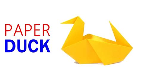 How To Make Stuff For Paper Ducks