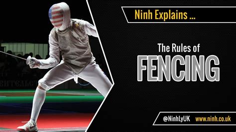 The Rules of Fencing (Olympic Fencing) - EXPLAINED! | Olympic fencing, Olympics, Fence