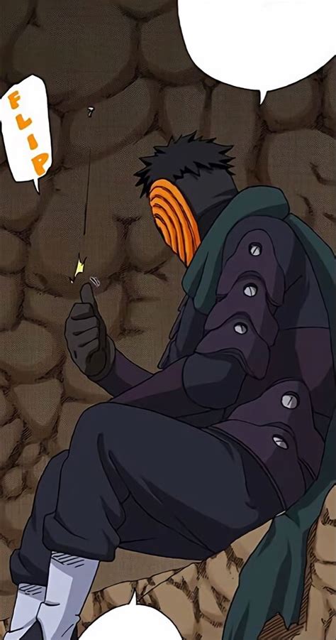 Tobi Manga Color Óbito Uchiha