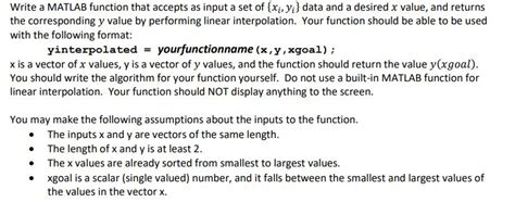 Solved Write A Matlab Function That Accepts As I Solutioninn