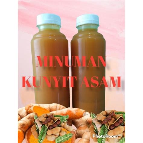 Jual Kunyit Asam Minuman Segar Sehat Berkhasiat Isi Ml Shopee