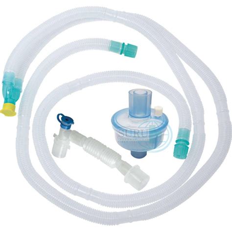 Disposable Heated Ventilator Circuit With Hme Filter And Catheter Mount