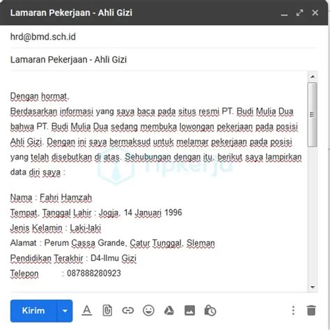 Cara Melamar Kerja Lewat Email Agar Dipanggil Hr Tip Kerja