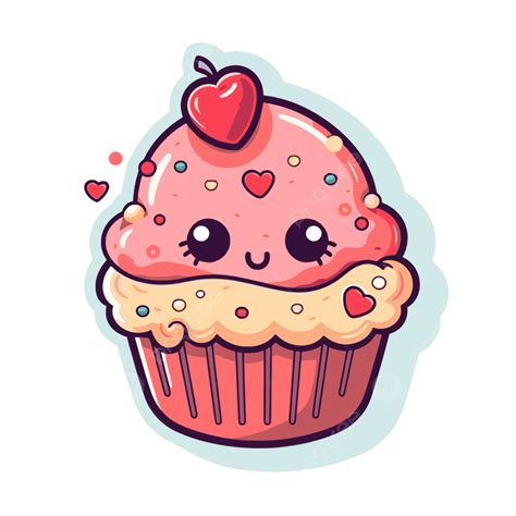 Valentine Cupcake Clip Art