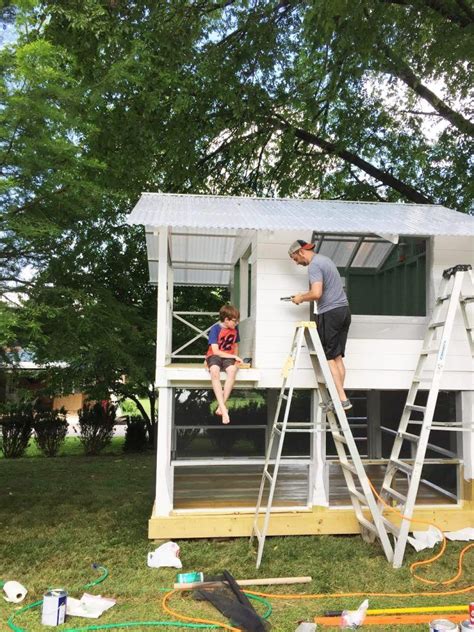 Handmade Hideaway Adding The Screens A Trap Door The Handmade