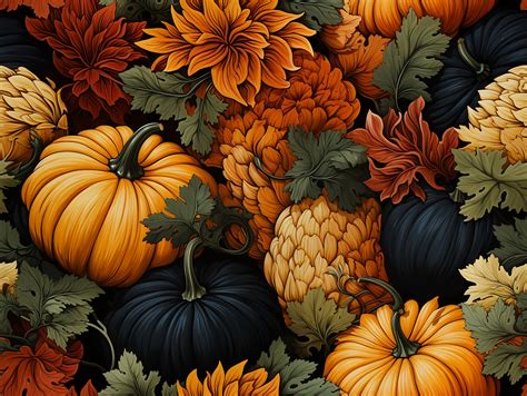 Pumpkins Background Illustration Free Stock Photo Public Domain Pictures