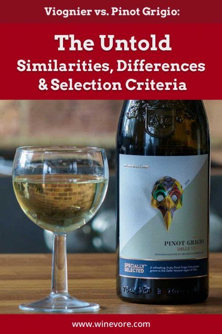 Viognier Vs Pinot Grigio The Untold Similarities Differences