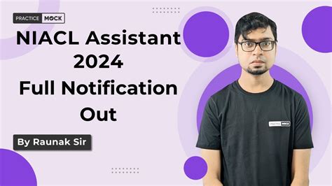 NIACL Assistant 2024 Notification Niacl Assistant Full Notification