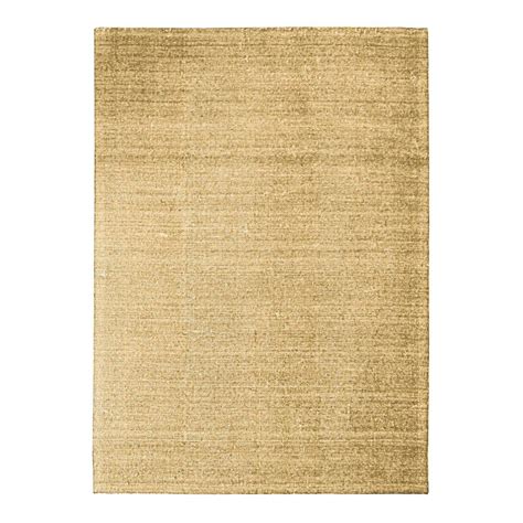 NUDE Tapis En Laine Et Coton Ocre X