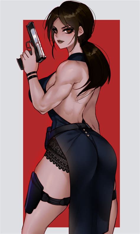 Lara Croft Tomb Raider Drawn By Nsfwolf Danbooru